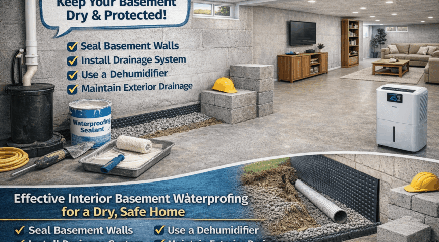 Waterproofing Basement Walls from Inside: A Comprehensive Guide for Homeowners