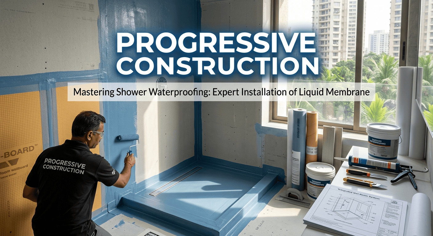 Mastering Shower Waterproofing: A Complete Guide by Progressive Construction Experts