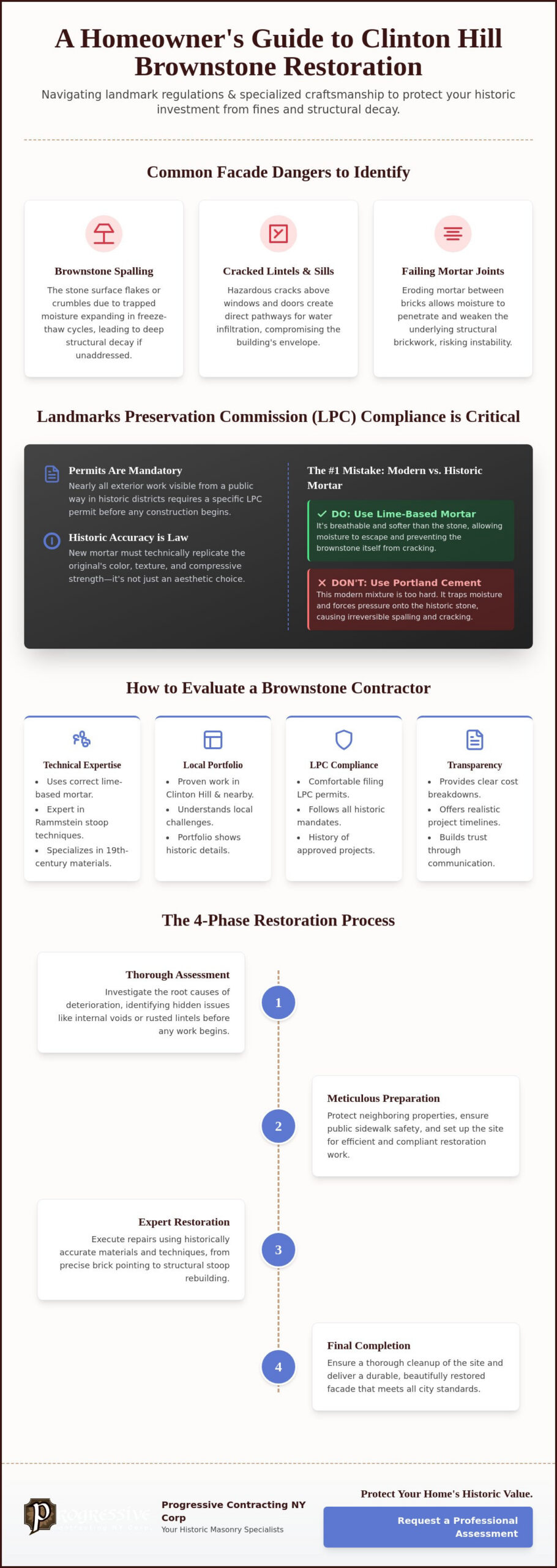 Choosing a Brownstone Contractor in Clinton Hill: A Restoration Buying Guide