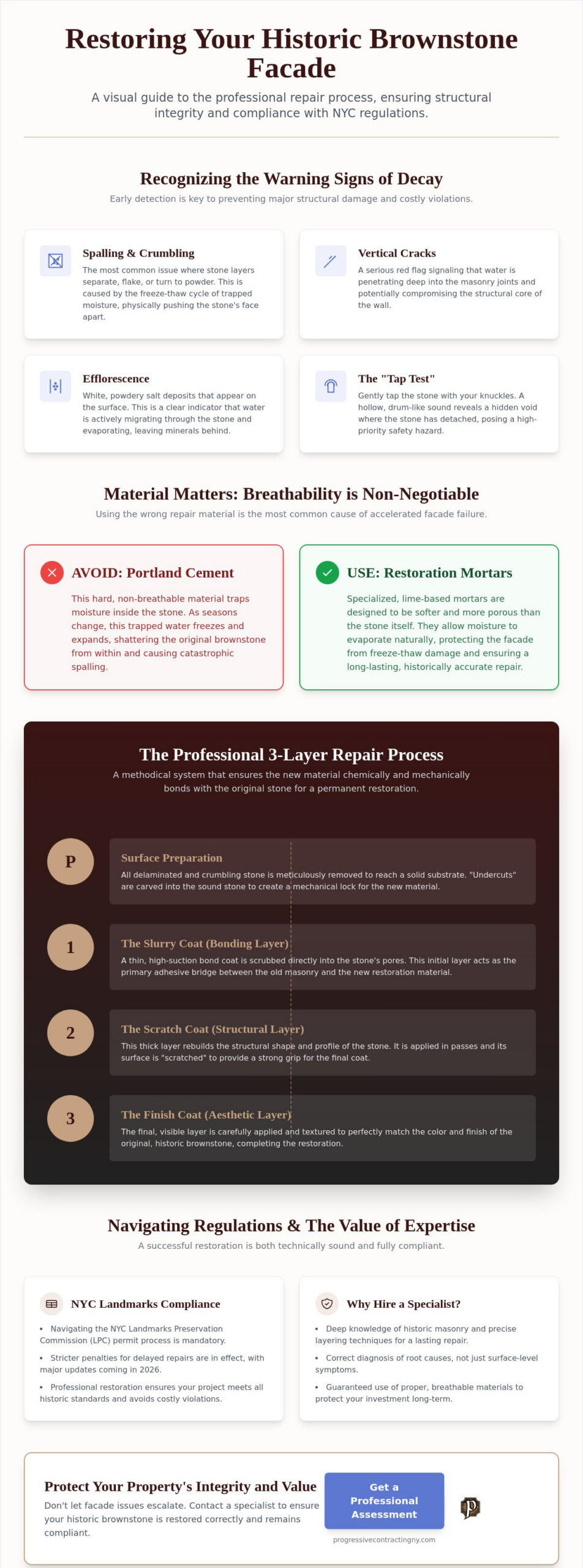 How to Repair Brownstone Facade Damage: A Homeowner’s Guide to Restoration