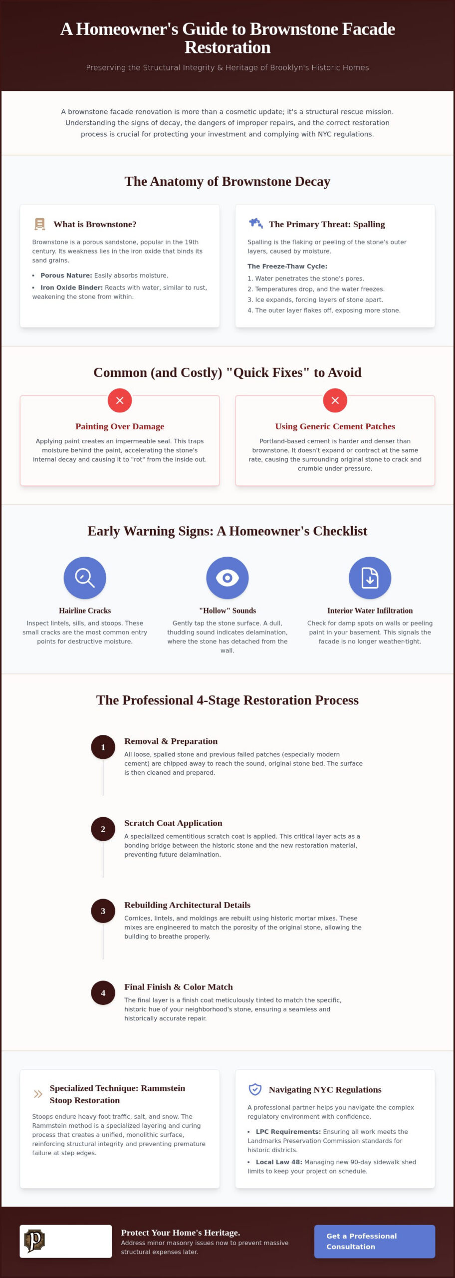 The Complete Guide to Brownstone Facade Renovation in Brooklyn (2026)