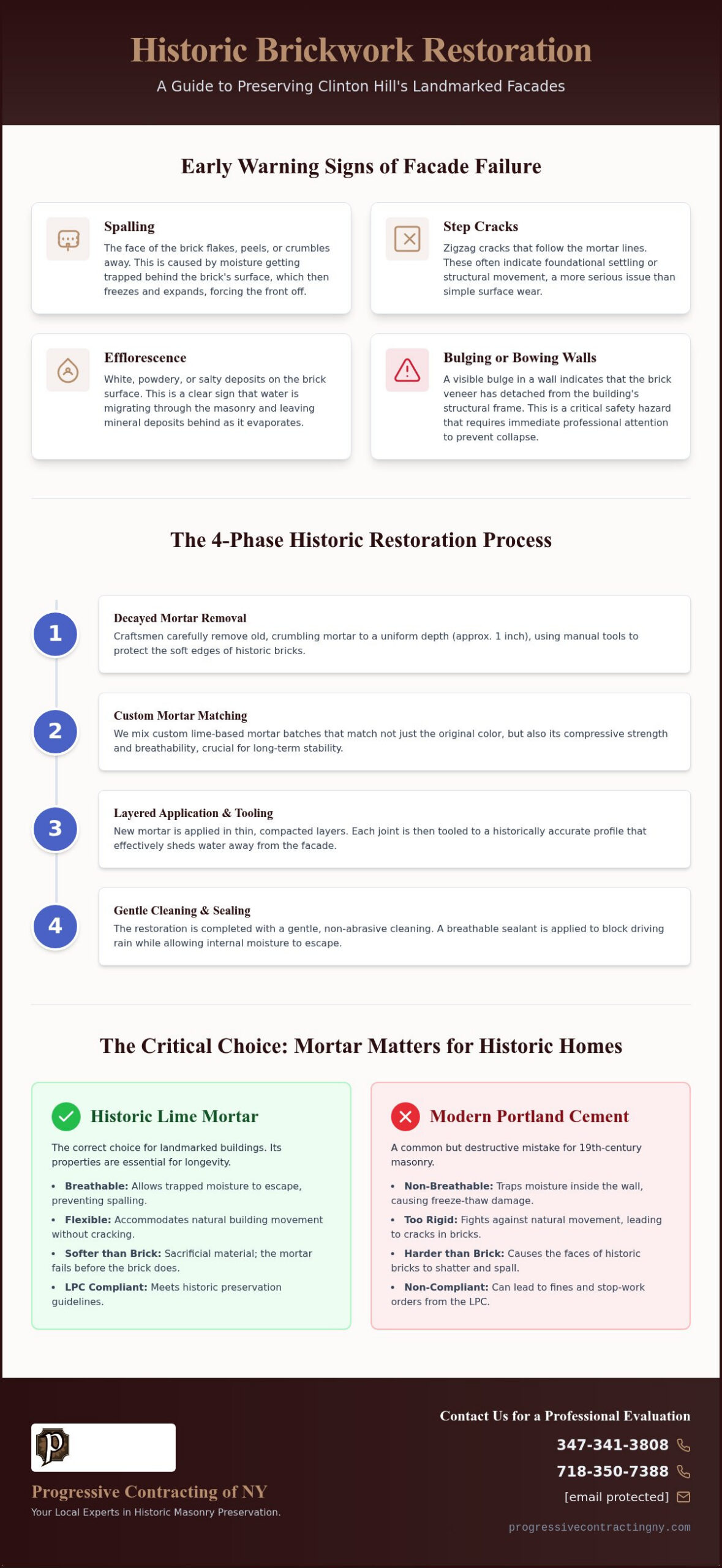 Brickwork Repair in Clinton Hill: Historic Preservation & Structural Solutions for 2026