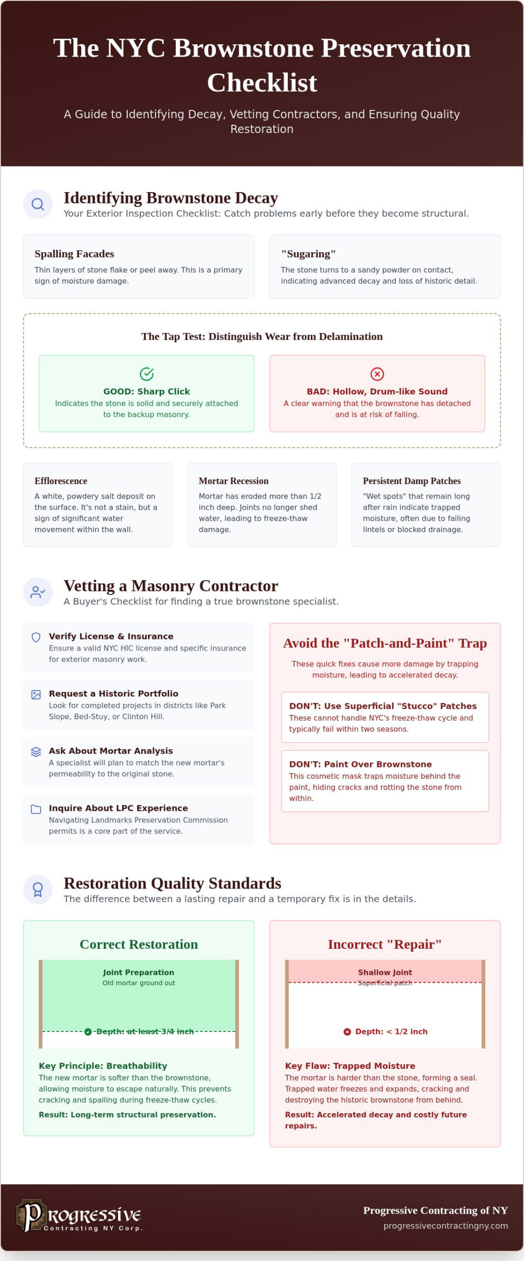 Brownstone Repair Brooklyn: The Homeowner’s 2026 Masonry Restoration Checklist