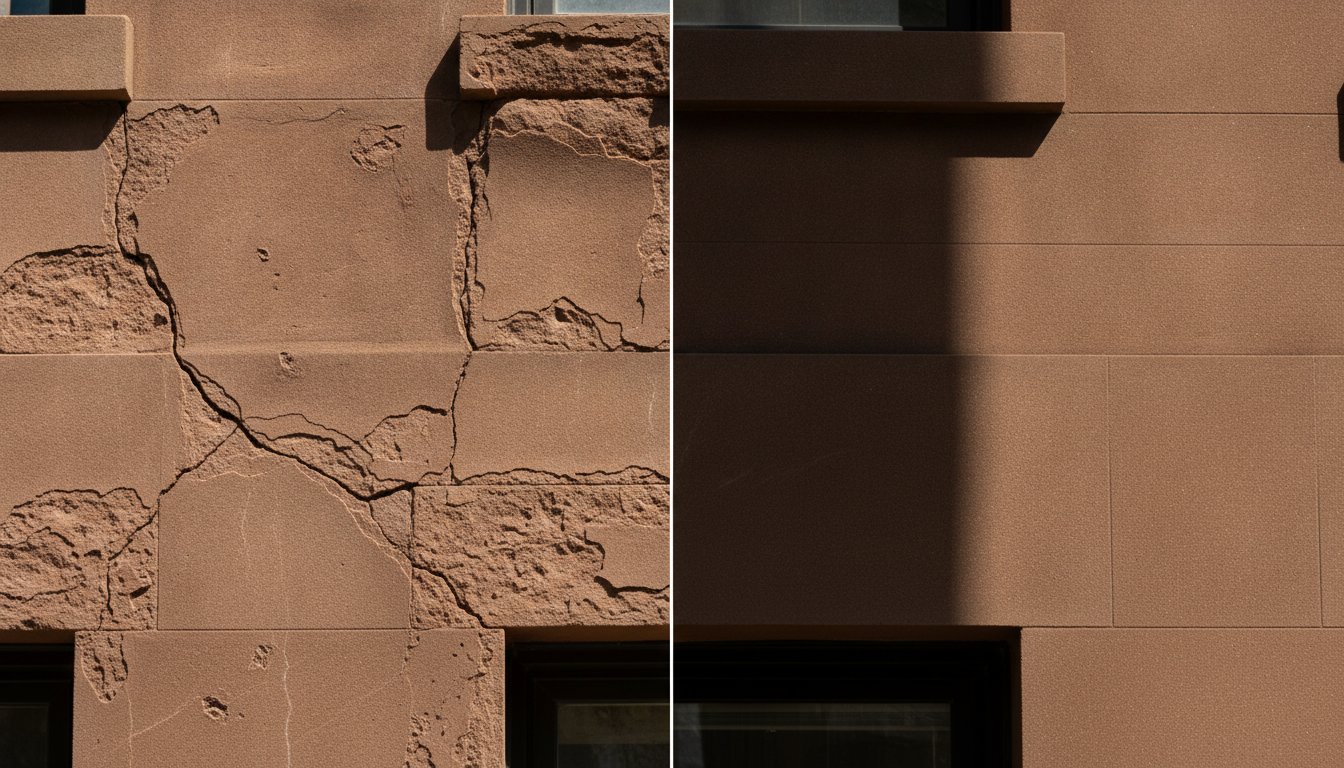 Brownstone Spalling Repair: How to Stop and Fix Facade Crumbling in 2026