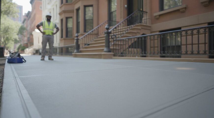 Choosing the Right Concrete Sidewalk Contractor in Manhattan: A Property Owner’s Guide
