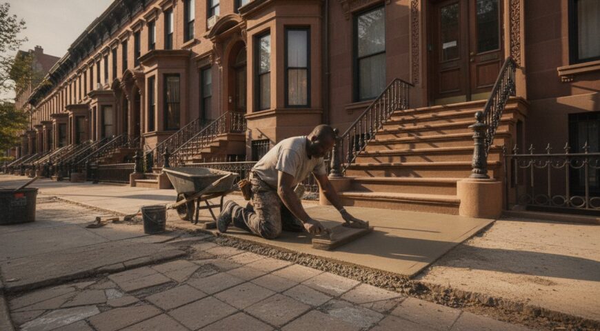 Concrete Sidewalk Repair Contractor Brooklyn NYC | DOT Violation Removal