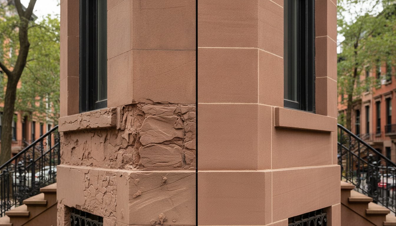 Cost of Brownstone Refacing vs. Repair: A Homeowner’s Comparison Guide