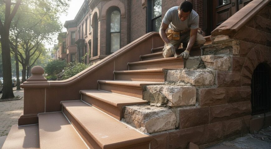 Expert Stoop Restoration in Williamsburg, Brooklyn: Preserving Historic Curb Appeal