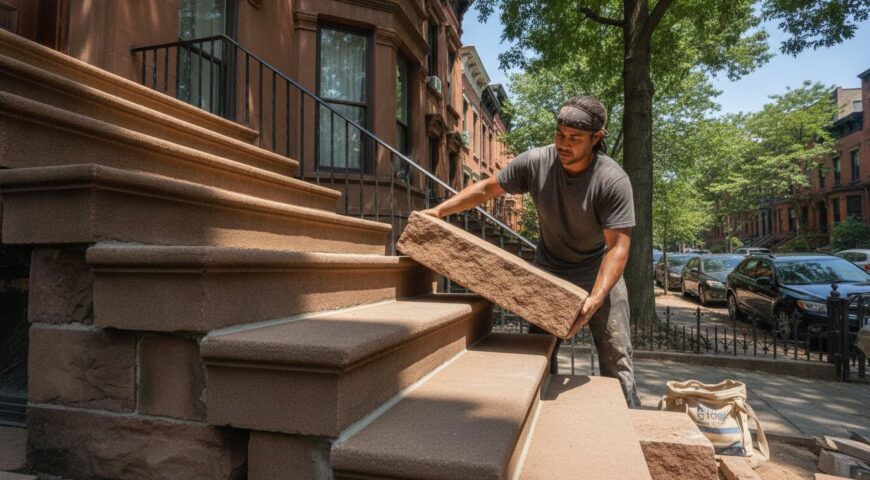 Fixing a Leaning Brownstone Stoop in Brooklyn: A Professional Restoration Guide