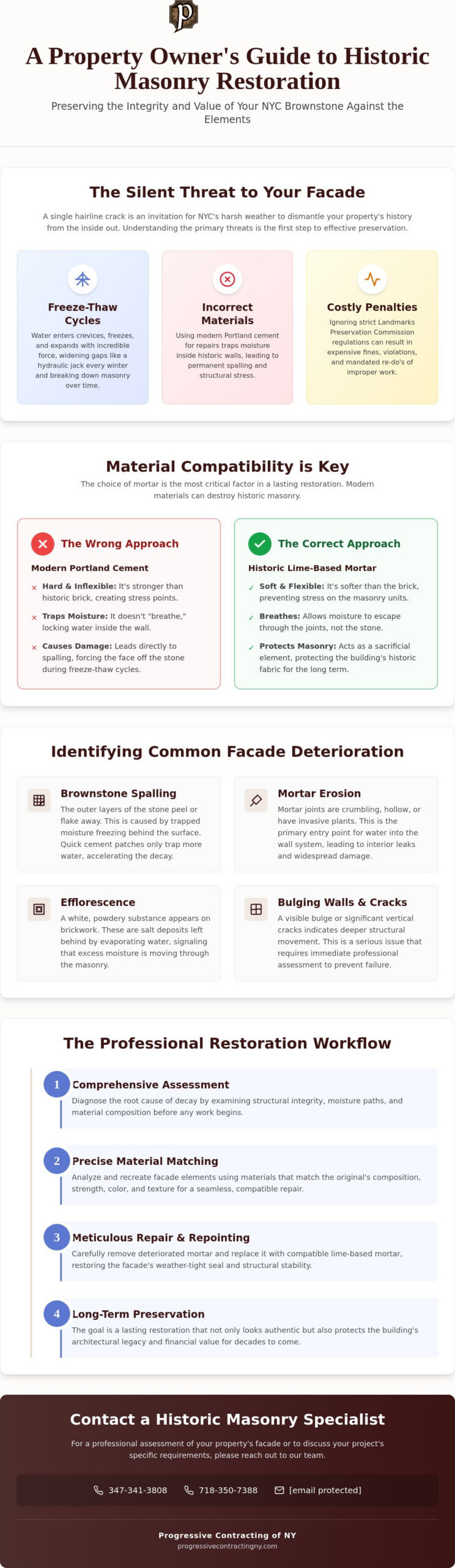 Historic Masonry Restoration: A Guide for NYC Property Owners