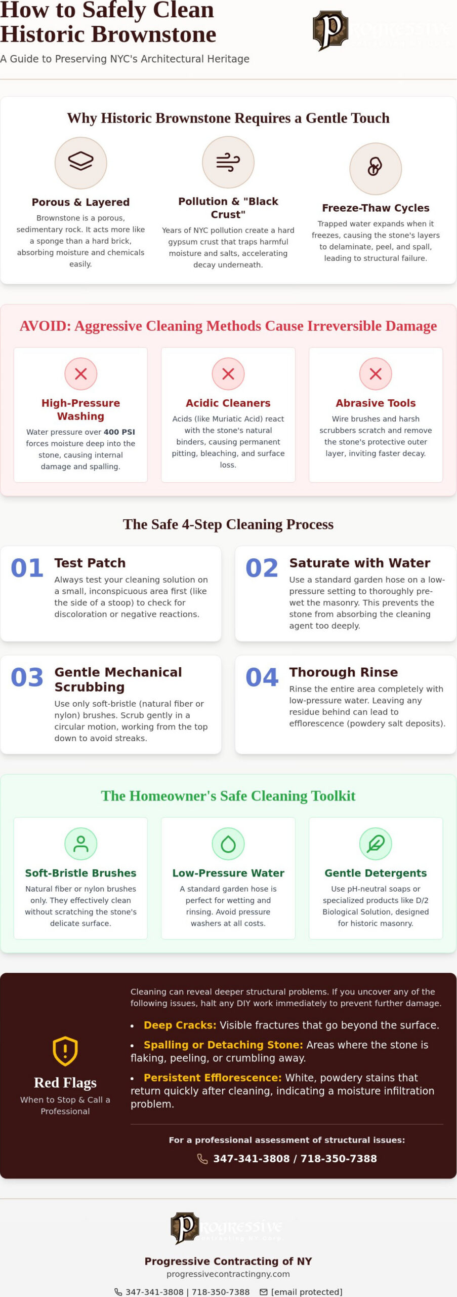How to Clean Historic Brownstone Safely: A 2026 Homeowner’s Guide