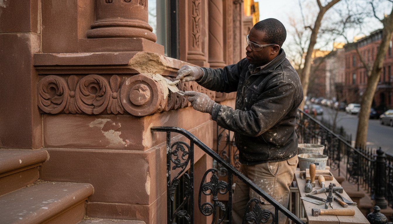 How to Repair Crumbling Brownstone: A 2026 Guide to Facade Restoration