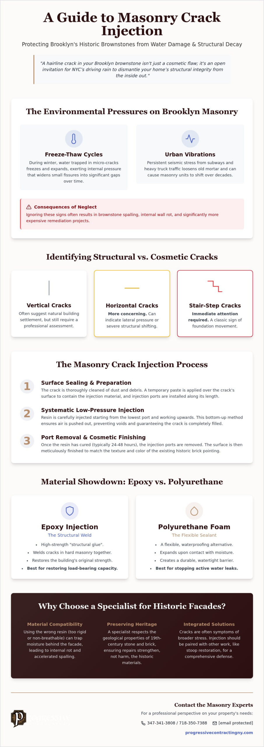 Masonry Crack Injection in Brooklyn: The Professional Guide to Structural Restoration