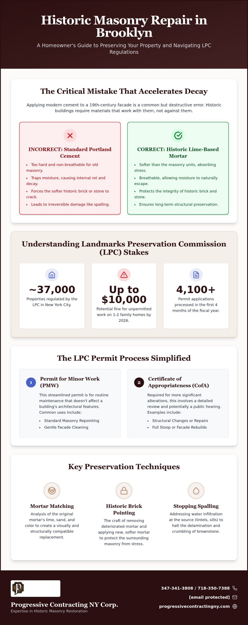 Masonry Repair for Historic Districts in Brooklyn: A 2026 Preservation Guide