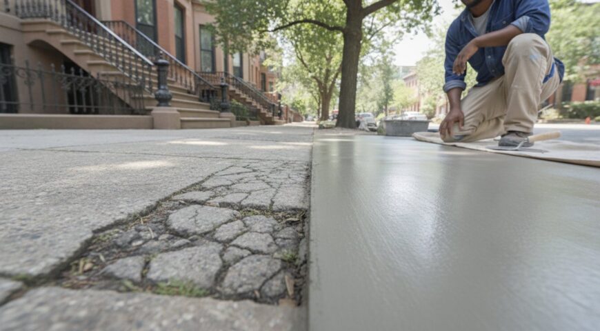 Sidewalk Repair Brooklyn: The Homeowner’s Guide to DOT Compliance & Curb Appeal (2026)