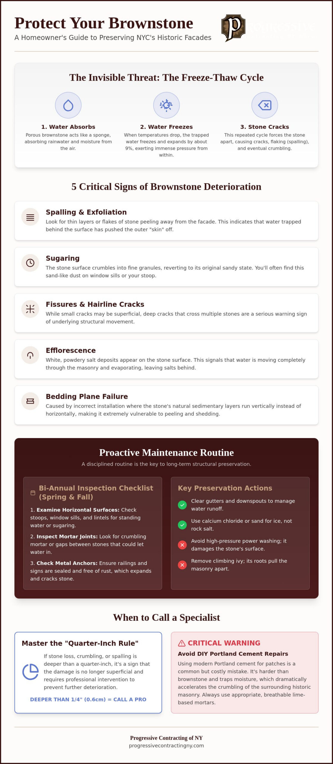 Signs of Brownstone Deterioration: A Guide to Early Detection and Maintenance