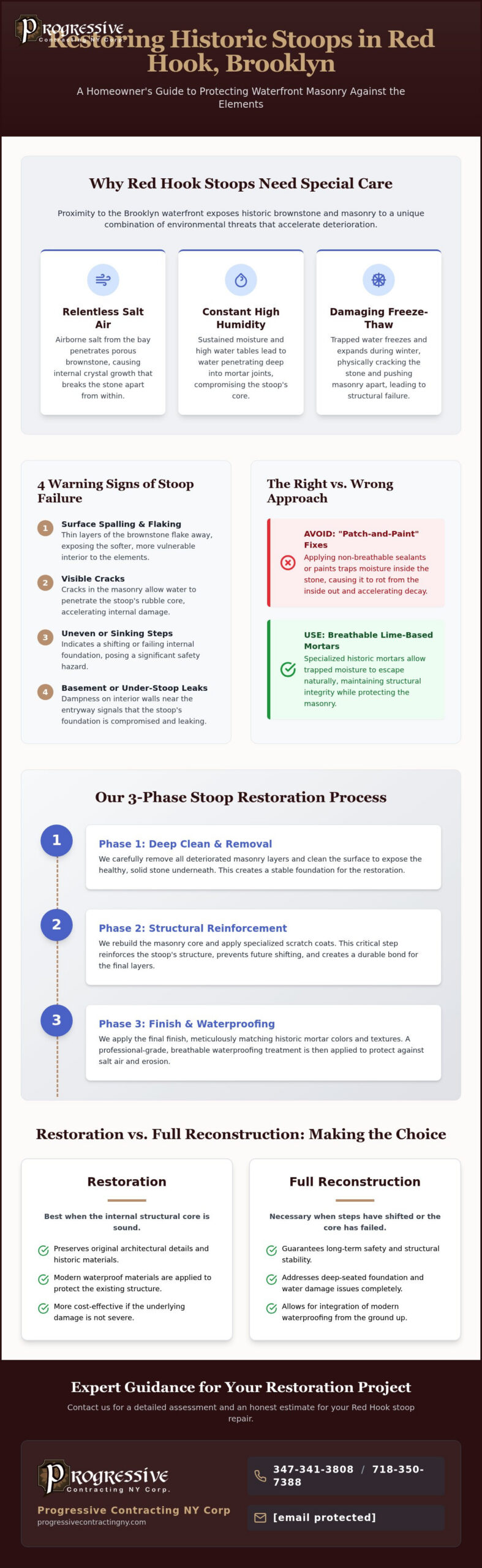 Stoop Repair in Red Hook, Brooklyn: Historic Restoration Experts (2026)