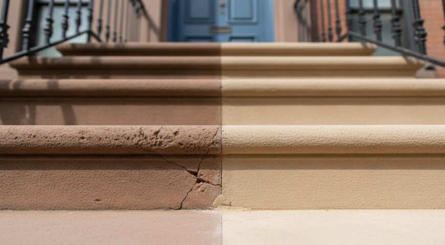 The Best Material for Brownstone Stoop Repair: A Complete Comparison for 2026