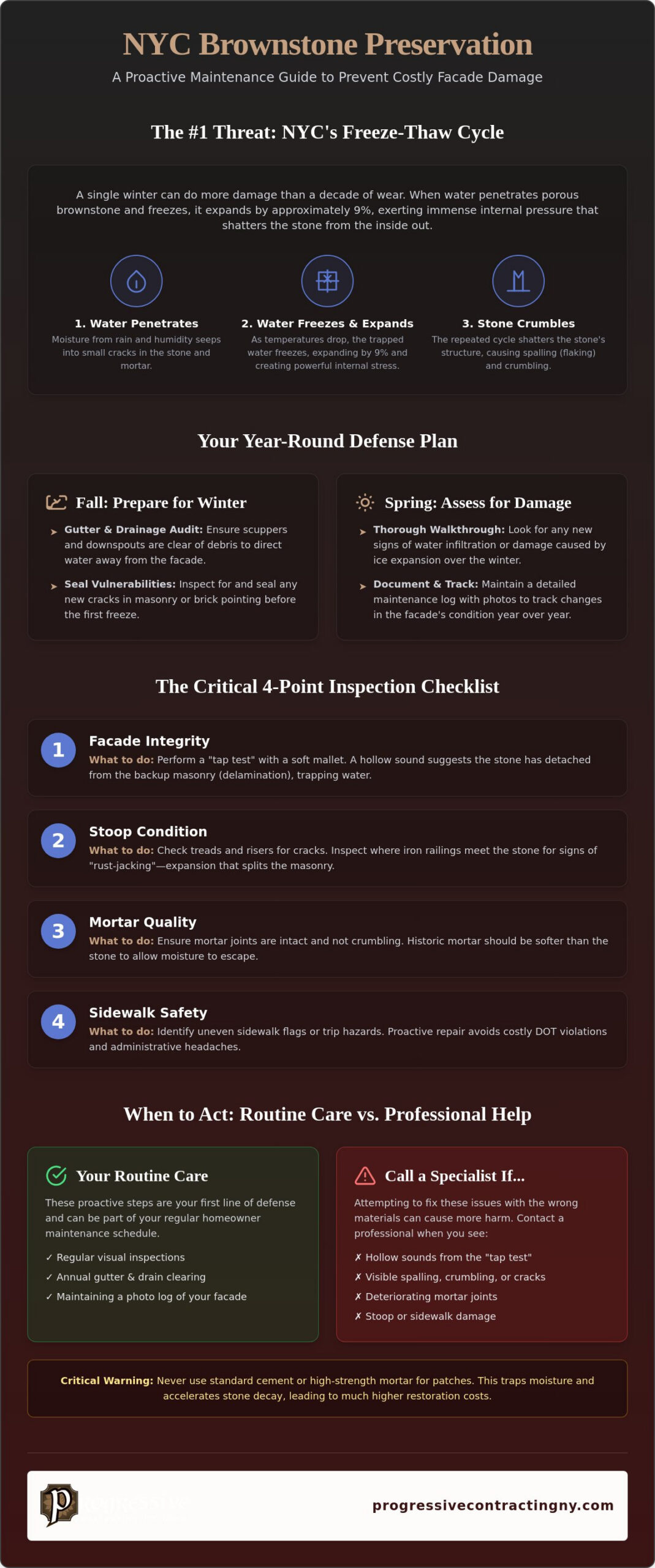 The Essential Brownstone Maintenance Plan for NYC Homeowners