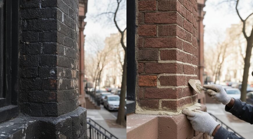 Brick pointing Manhattan Now York NY