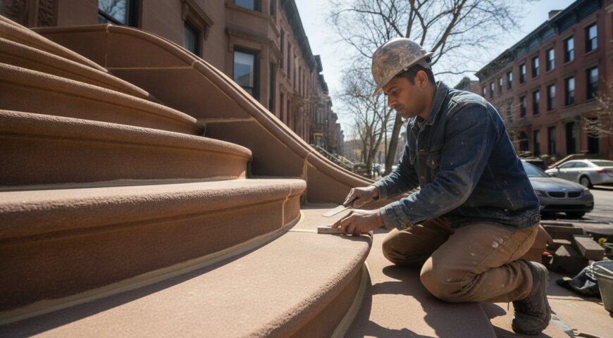 Brownstone Facade Repair: Carroll Garden Brooklyn