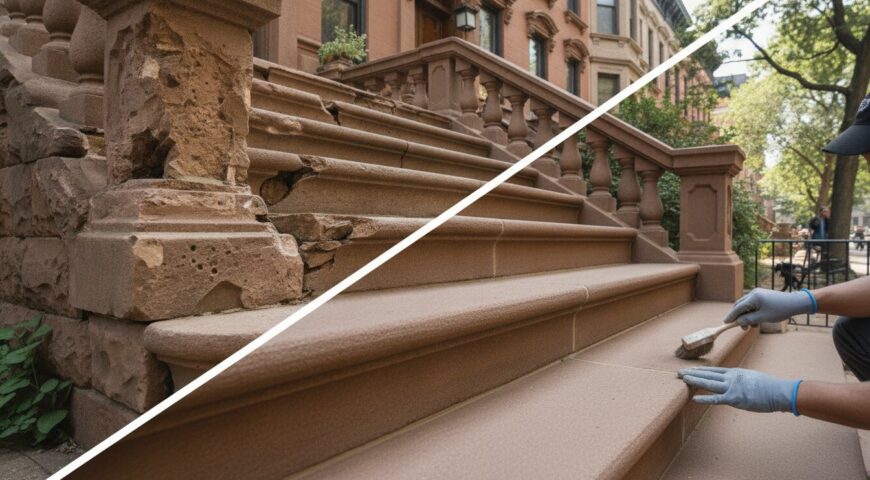 Brownstone Stoop Resurfacing: 2026 NYC Homeowner Guide