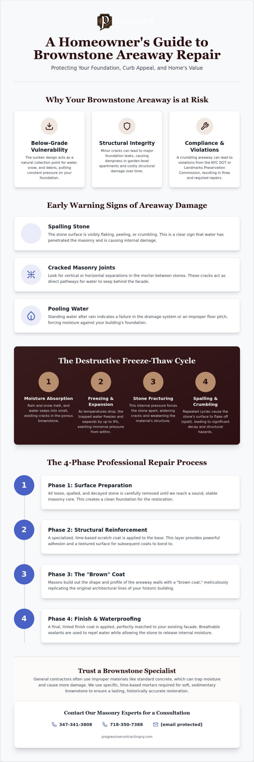 Expert Brownstone Areaway Repair: A Guide to Restoring Your NYC Entryway