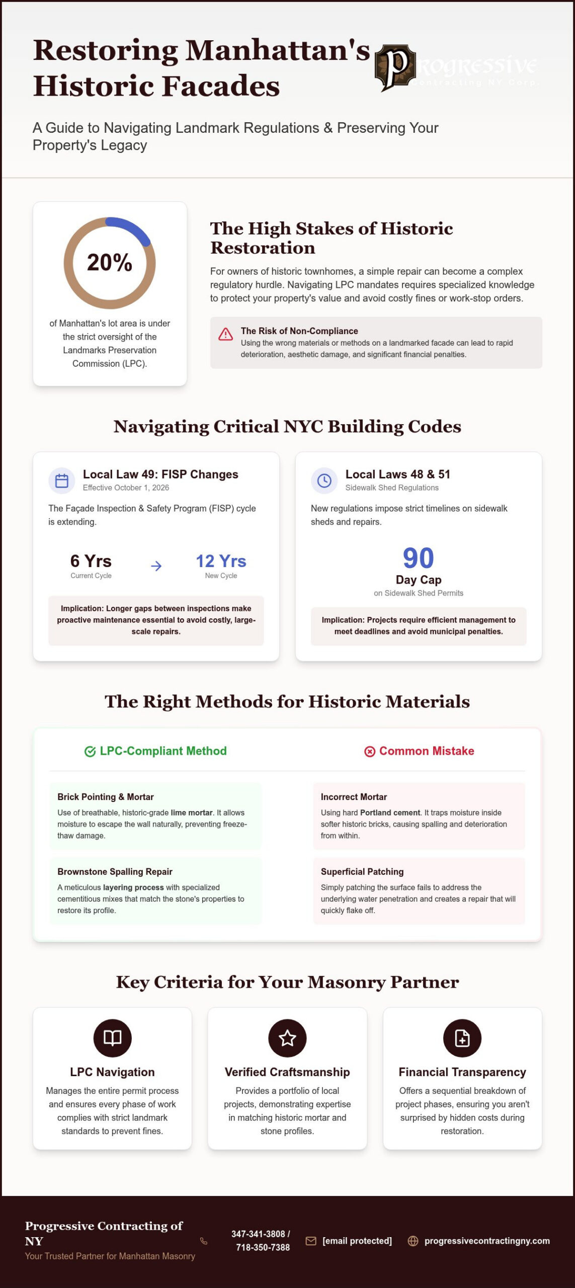 Masonry Contractor Near Central Park: Expert Historic Restoration & Repair