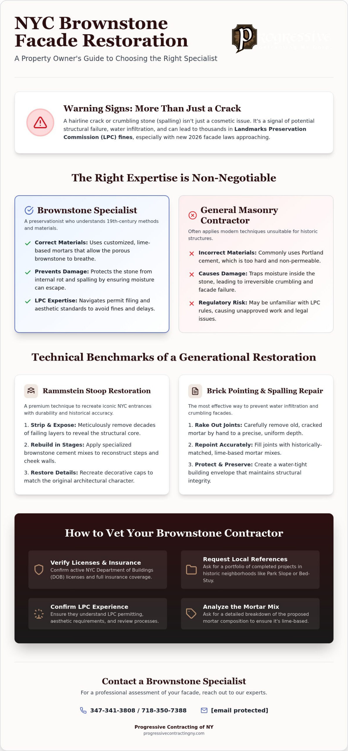 NYC Brownstone Specialist: Historic Facade Restoration Guide