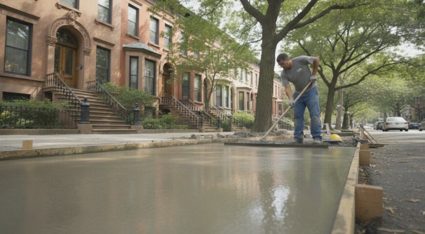 Professional Sidewalk Repair in Brooklyn: A Guide to Concrete Delivery and DOT Compliance