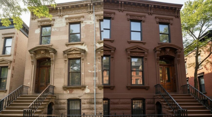 Restoring the Original Color of Brownstone: A Professional NYC Guide