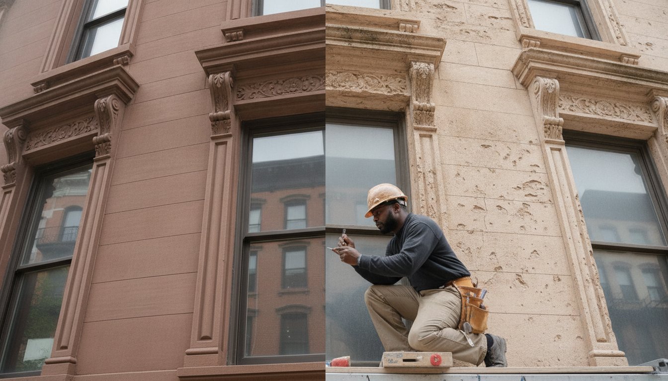 Brownstone Facade Repair: Harlem, New York NY