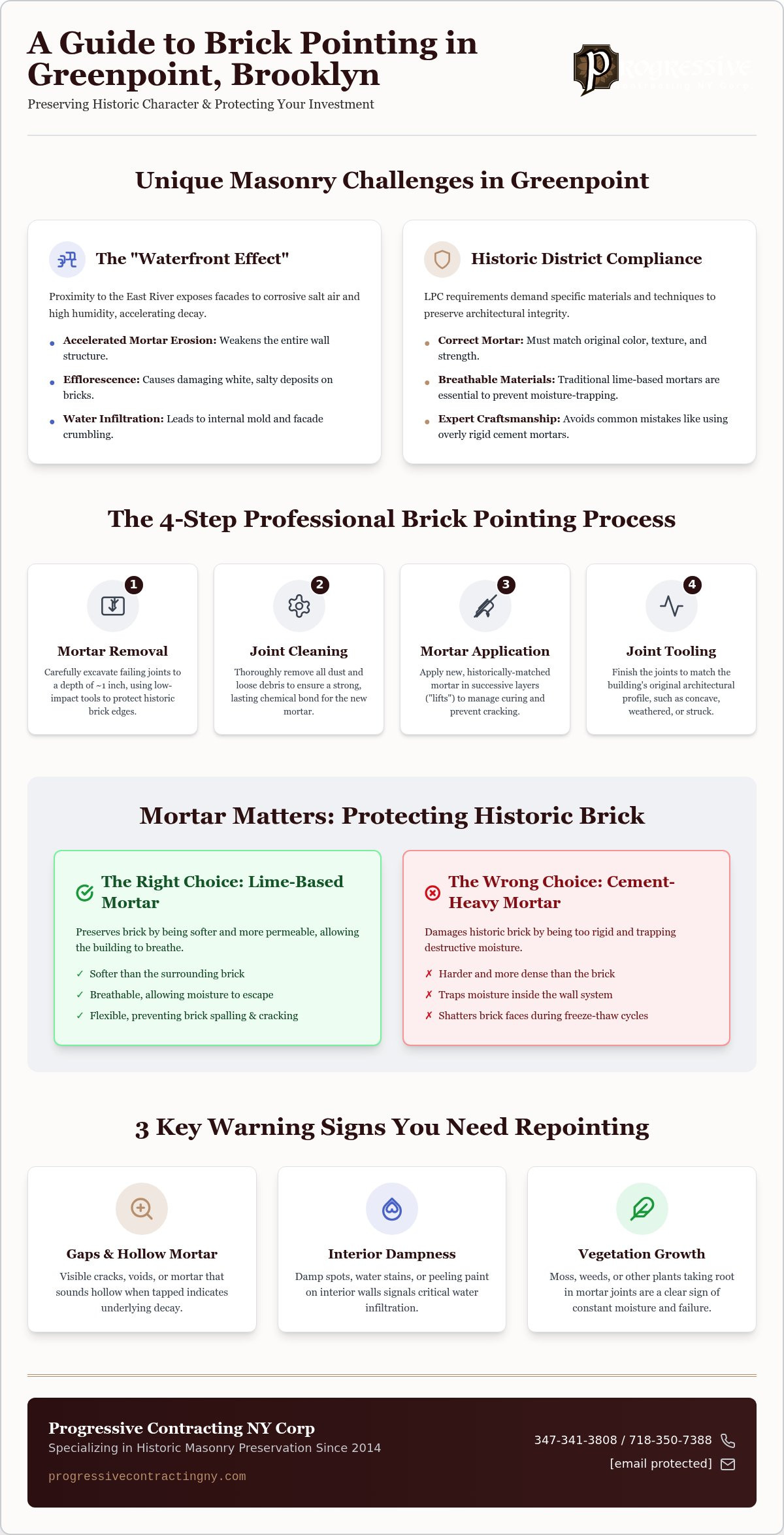 Brick Pointing in Greenpoint, Brooklyn: The 2026 Guide to Historic Masonry Care