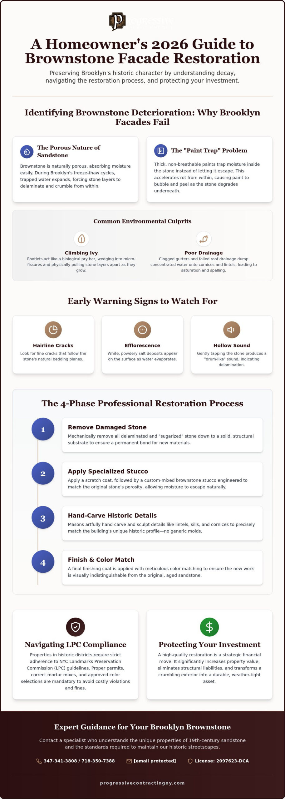 Brownstone Facade Restoration Brooklyn: The 2026 Owner’s Guide