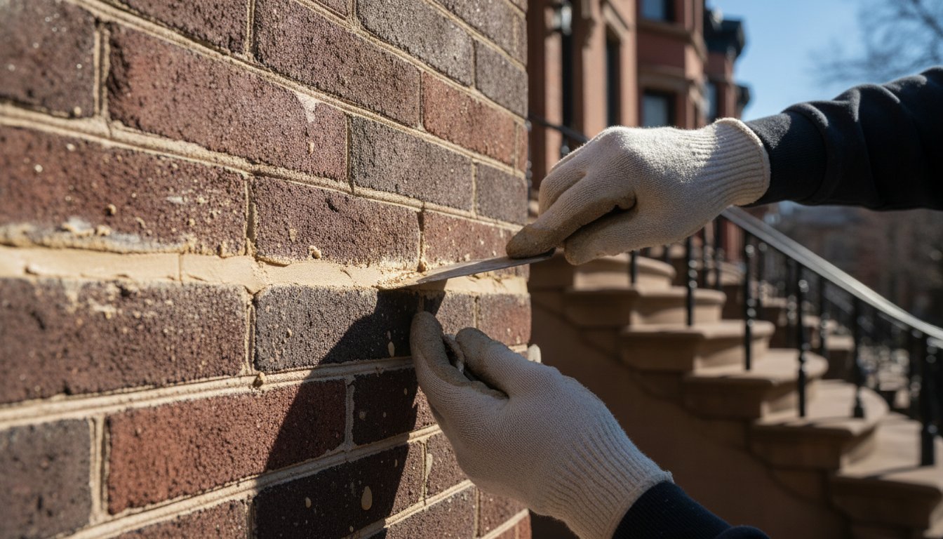 Guide to brick pointing carrol Gardens, brooklyn