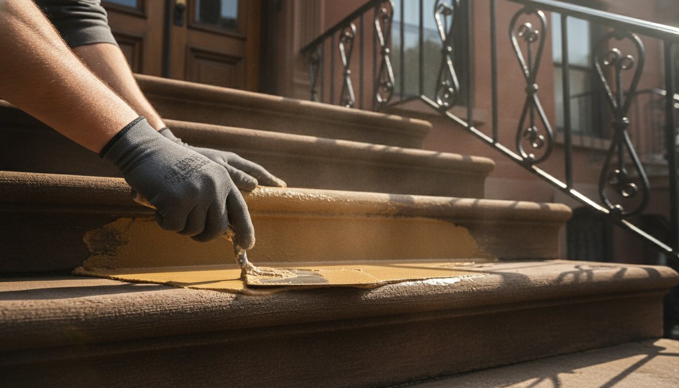 Rammstein Stoop Restoration NYC: The 2026 Guide to Permanent Brownstone Repair