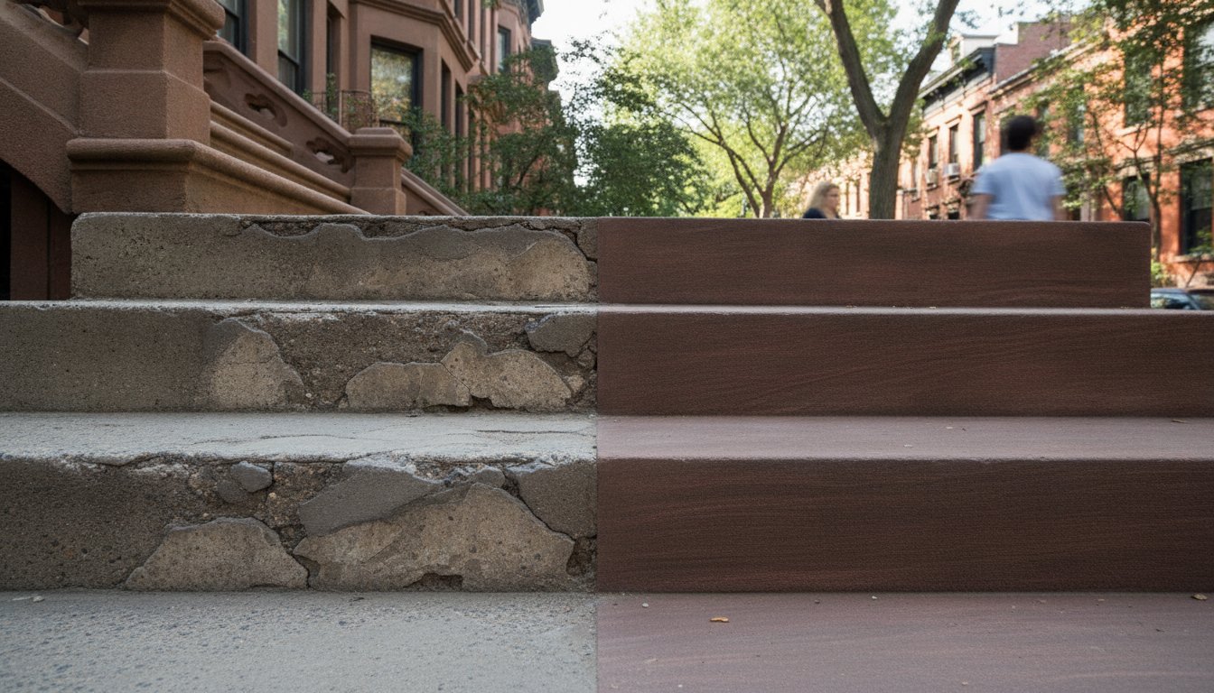 What is Rammstein Stoop Restoration? The Permanent Fix for NYC Brownstones