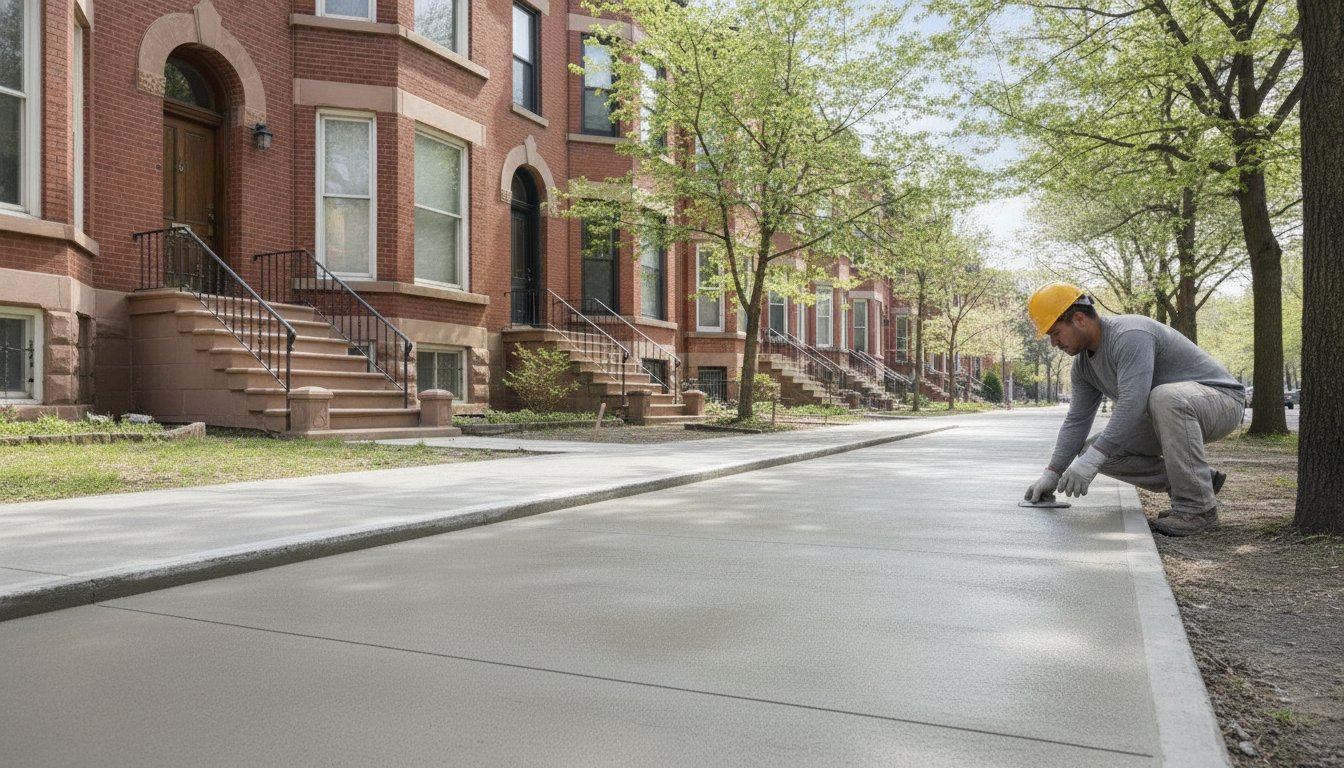 Best Time for Sidewalk Concrete Work in Queens (2026)