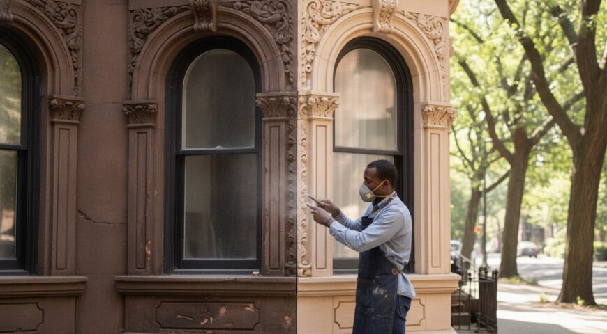 Brooklyn Heights Historic District Brownstone Facade Restoration