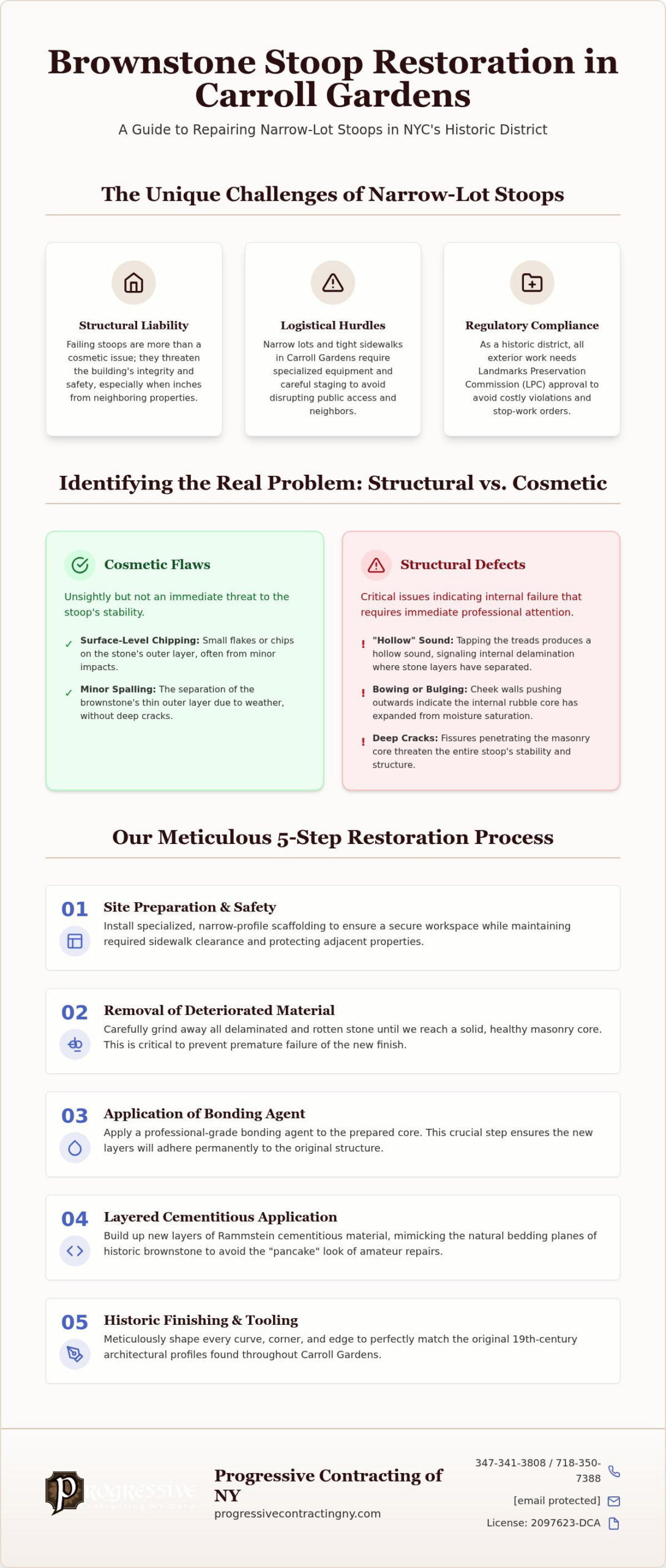 Brownstone Stoop Repair: Carroll Gardens 2026 Guide