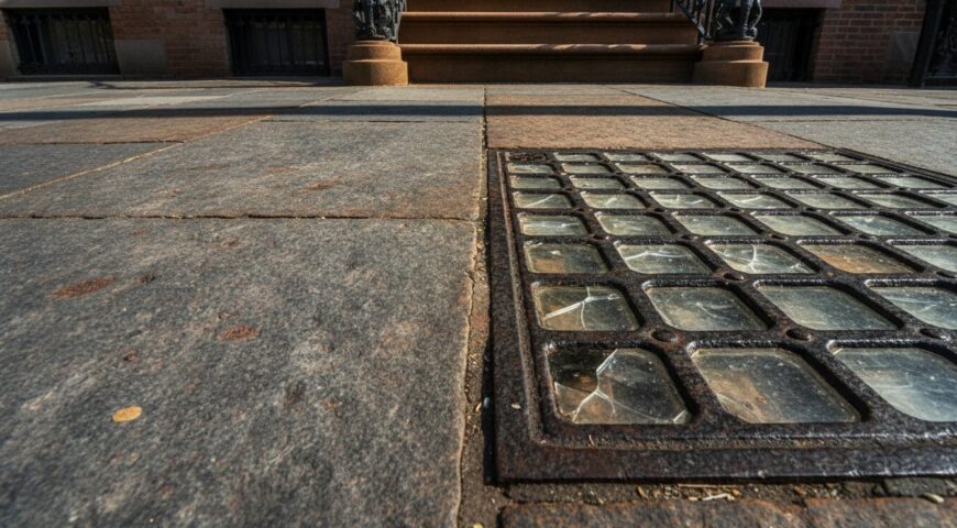 Cast Iron vs. Bluestone for Sidewalk Inserts in Historic NYC Districts