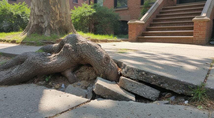 How to Handle a Recurring Sidewalk Violation from Tree Roots in Queens