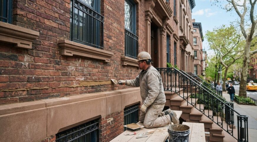 Brick Pointing for Historic Brick in Greenwich Village