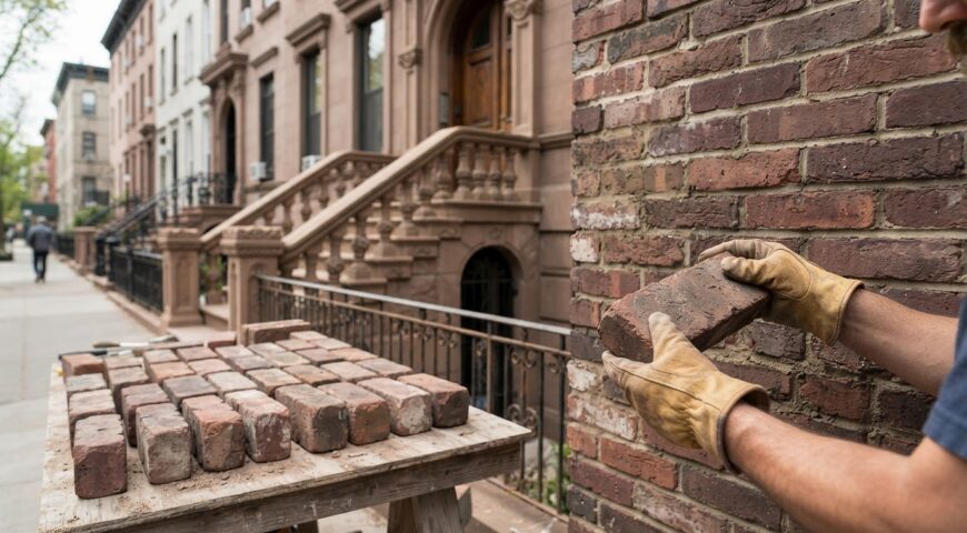Brick Replacement With Salvaged Historic Bricks in NYC: A Property Owner’s Guide