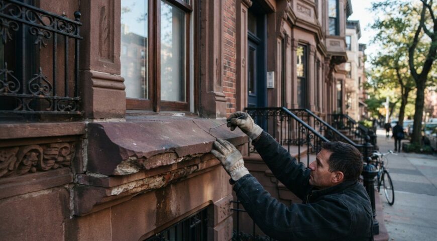 Brownstone Facade Repair specialist, Park Slope, Brooklyn, New York