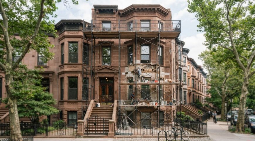 Brownstone Repair Crown Heights, Brooklyn, New York