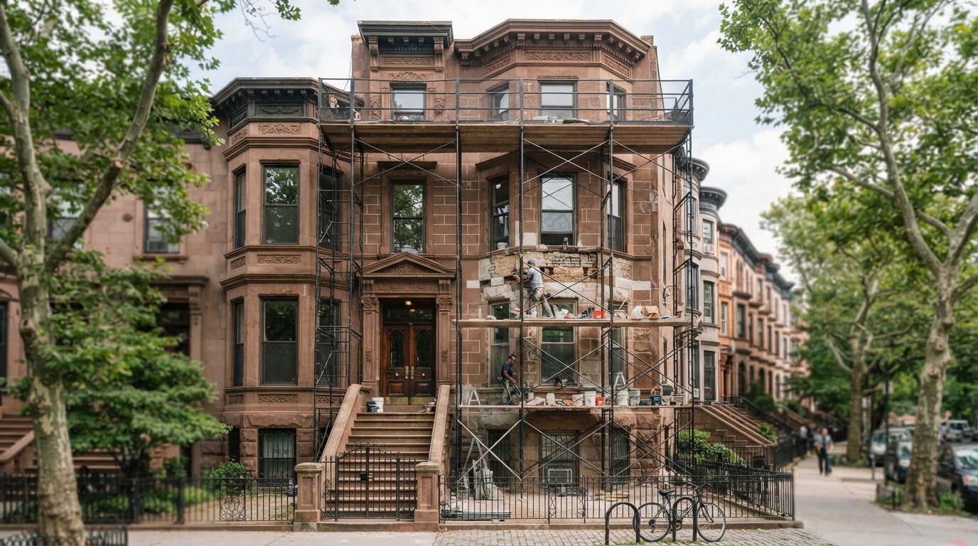 Brownstone Repair Crown Heights, Brooklyn, New York