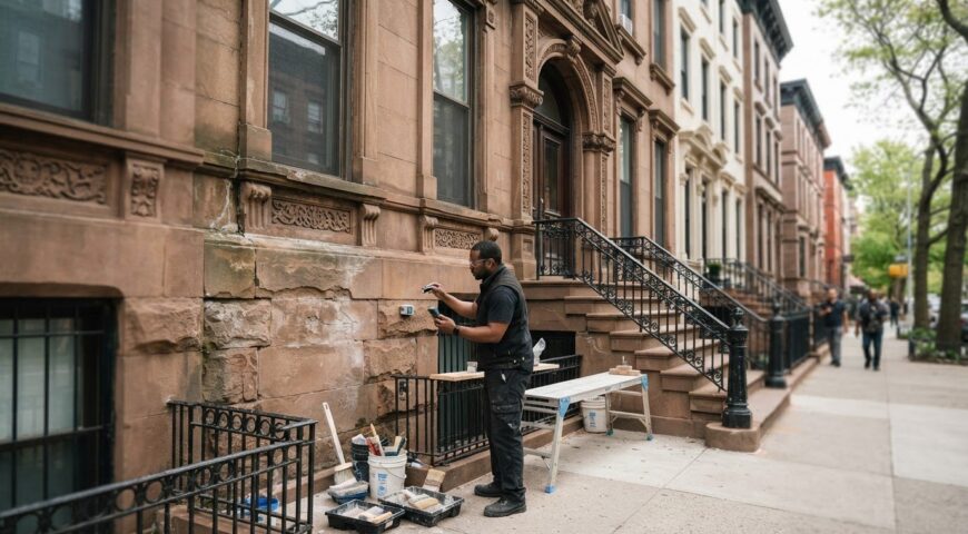 Cost to Fix a Leaking Brownstone Facade in NYC: What Shapes Your Estimate?
