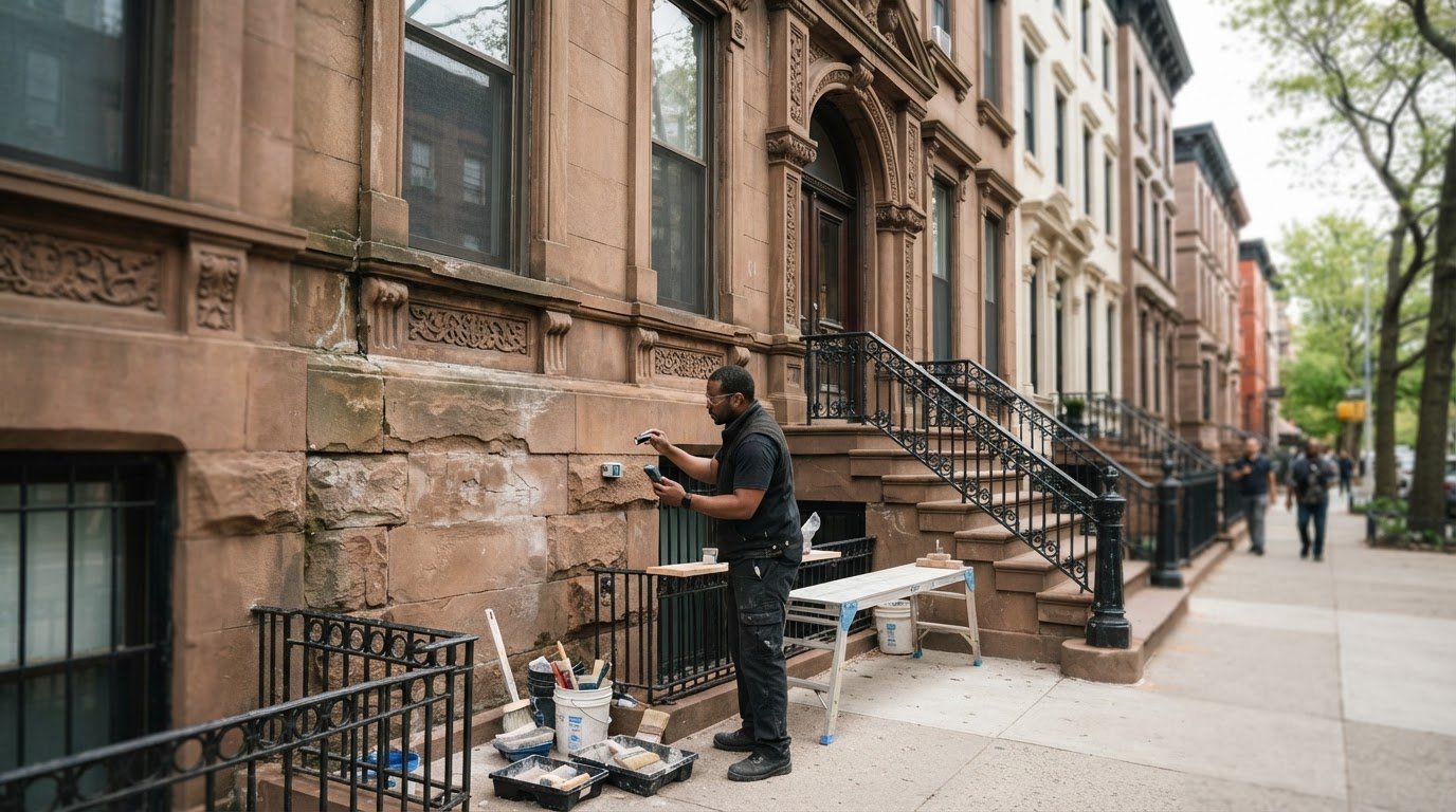 Cost to Fix a Leaking Brownstone Facade in NYC: What Shapes Your Estimate?