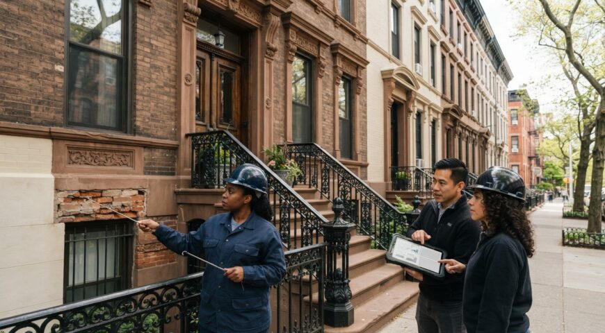 Historic Brick Facade Restoration in NYC: How Building Owners Can Use a Survey and Report